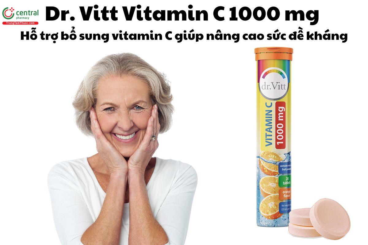 Dr. Vitt Vitamin C 1000 mg - Giúp tăng cường sức khỏe cho cơ thể