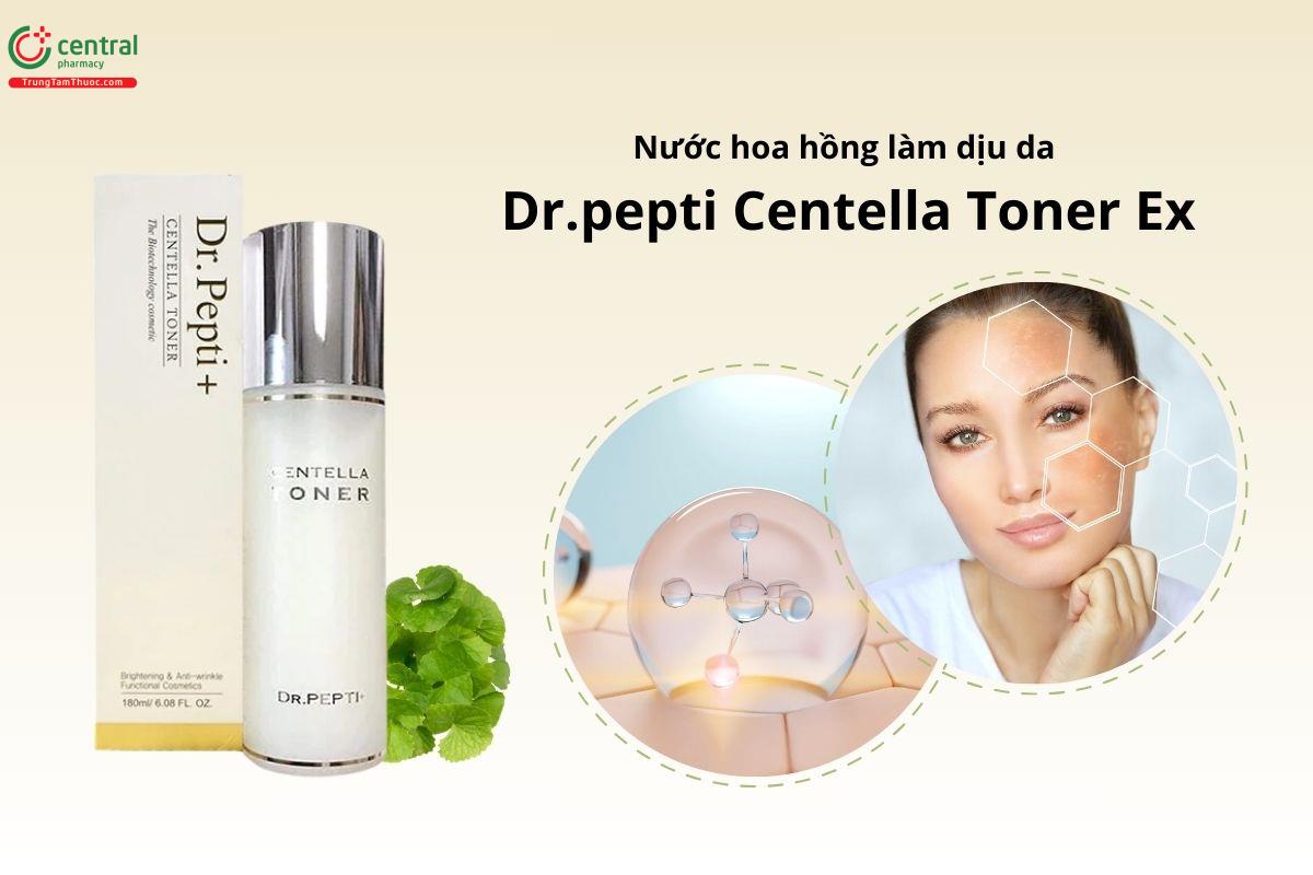 Nước hoa hồng Dr.pepti Centella Toner Ex dùng cho loại da nào?