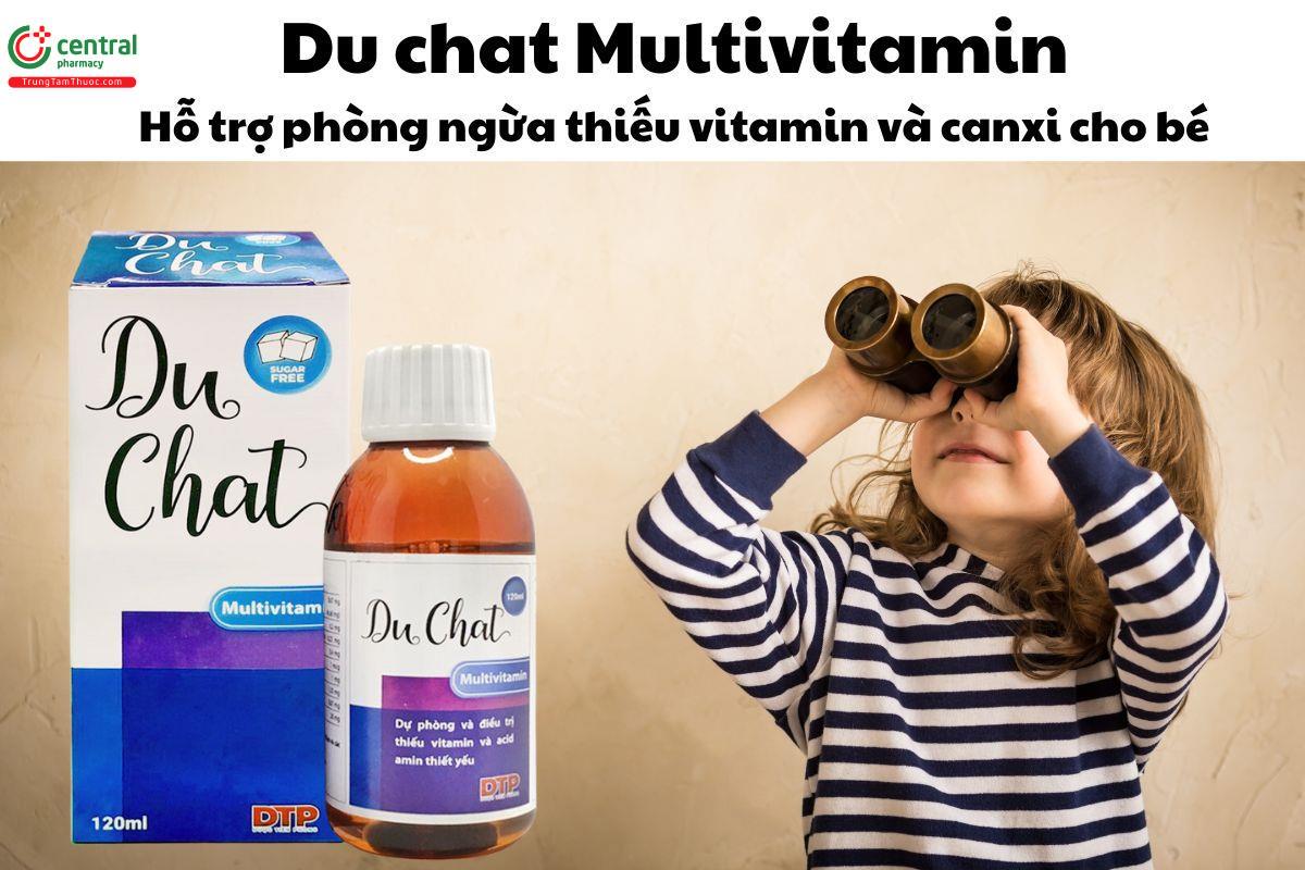 Du chat Multivitamin, Hỗ trợ phòng ngừa thiếu vitamin và canxi cho bé