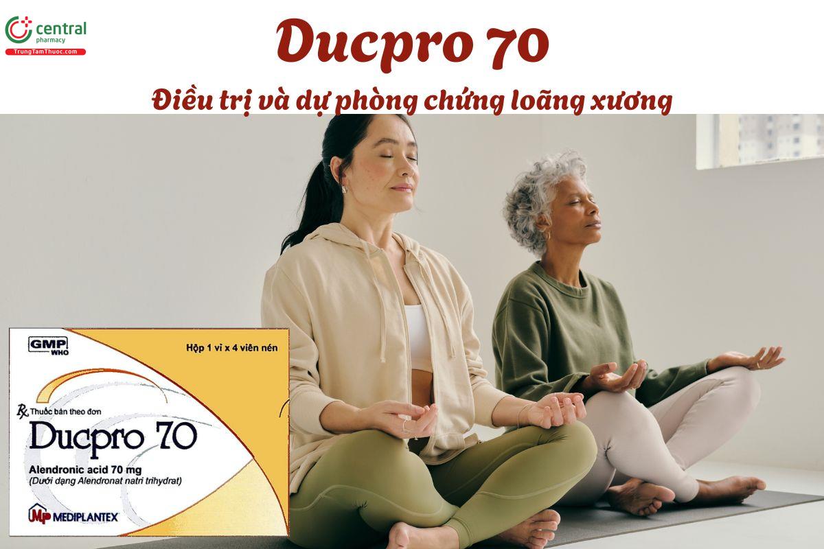 Thuốc Ducpro 70 - Điều trị loãng xương ở phụ nữ sau mãn kinh