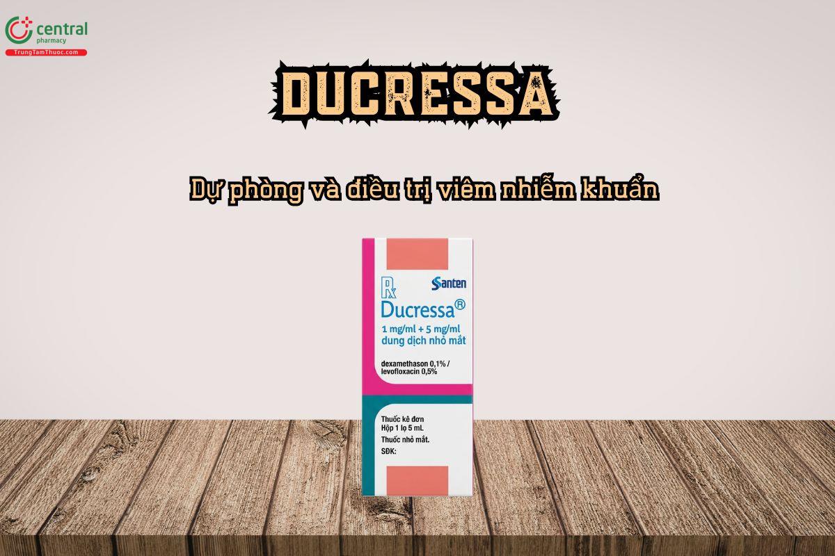 Dự phòng và điều trị viêm nhiễm khuẩn mắt sau phẫu thuật đục thủy tinh thể - Thuốc Ducressa