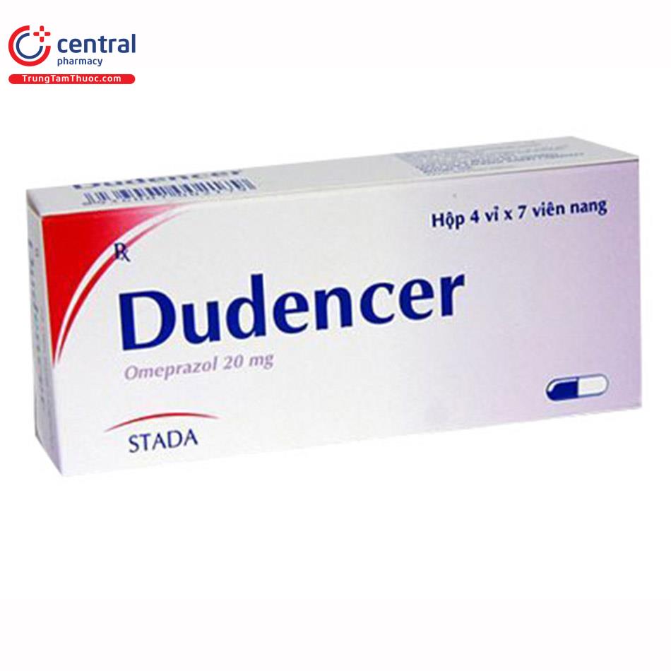 Mẫu cũ thuốc Dudencer 20mg