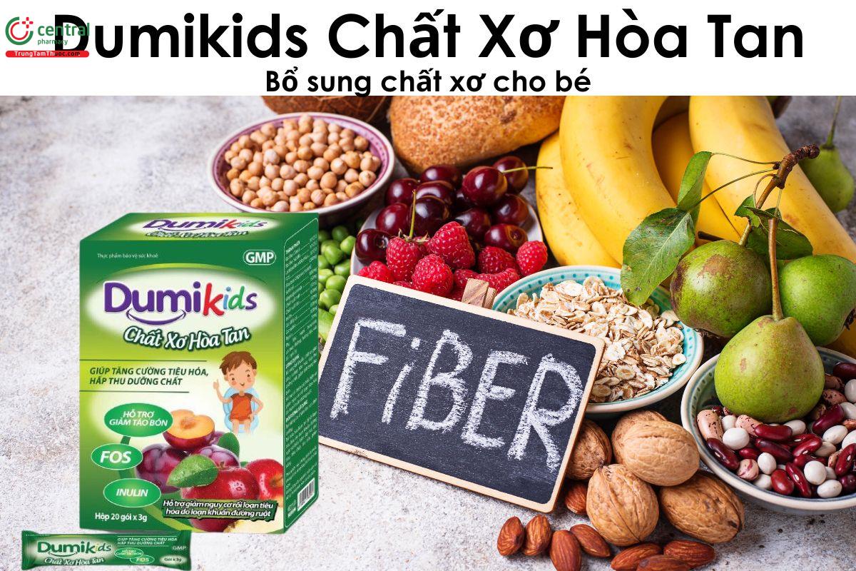 Dumikids Chất Xơ Hòa Tan - Bổ sung lợi khuẩn giúp tiêu hóa khỏe