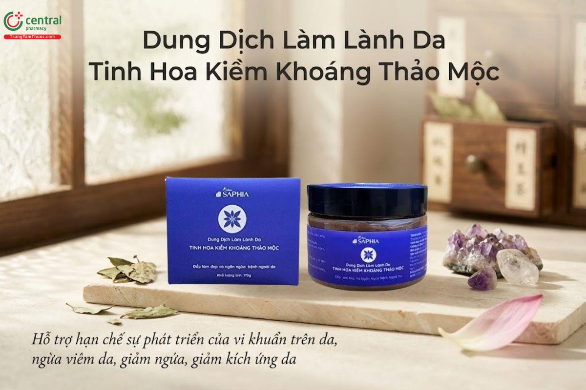Dung Dịch Làm Lành Da Tinh Hoa Kiềm Khoáng Thảo Mộc làm dịu và đẹp da