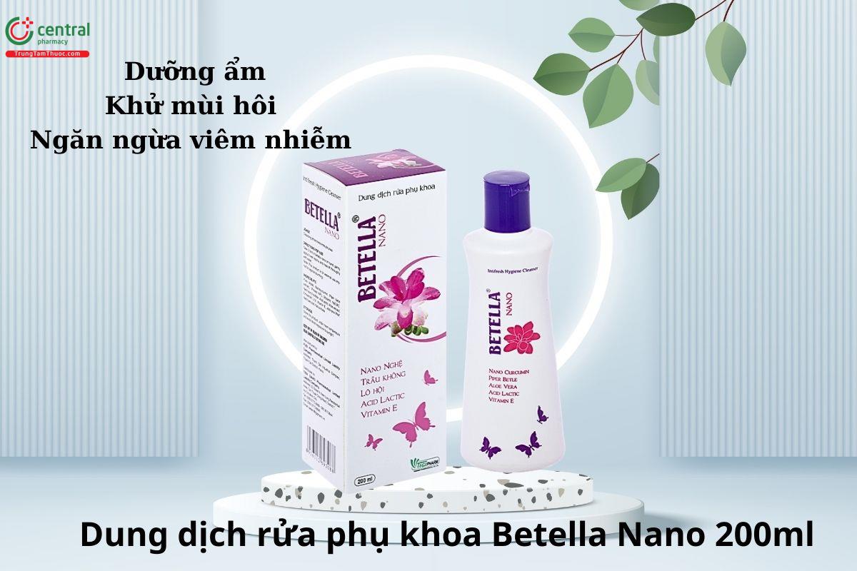 Dung dịch rửa phụ khoa Betella Nano 200ml 