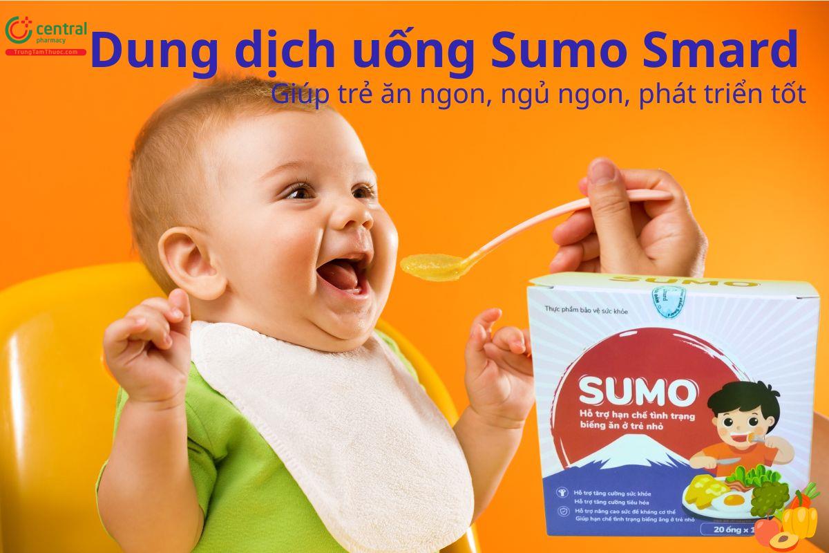 Dung dịch uống Sumo Smard - Giúp trẻ ăn ngon, ngủ ngon, phát triển tốt
