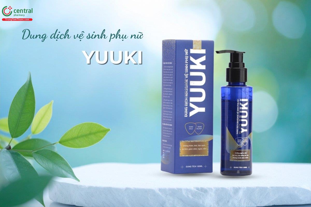 Dung dịch massage vệ sinh phụ nữ Yuuki giúp làm sạch, chăm sóc vùng kín