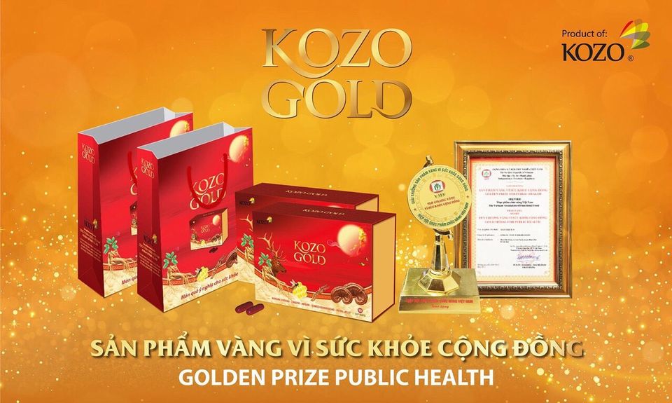 KozoGold - Sản phẩm Vàng cho sức khỏe cộng đồng