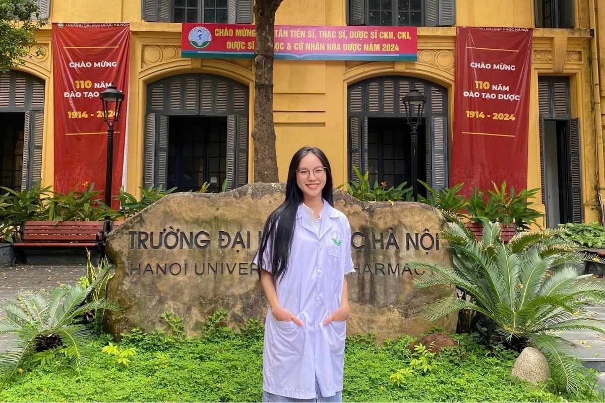 Dược sĩ Kim Anh tốt nghiệp trường Đại học Dược Hà Nội