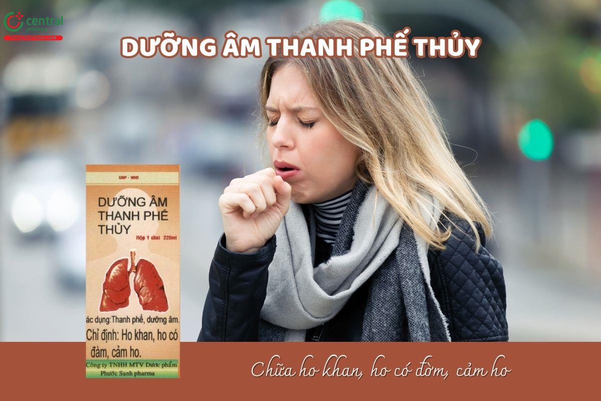 Cao lỏng Dưỡng âm thanh phế thủy )Hộp 1 chai 220 ml) là thuốc có tác dụng thanh phế và dưỡng âm, được sử dụng cho người bị ho khan, ho có đờm hoặc ho do cảm lạnh.