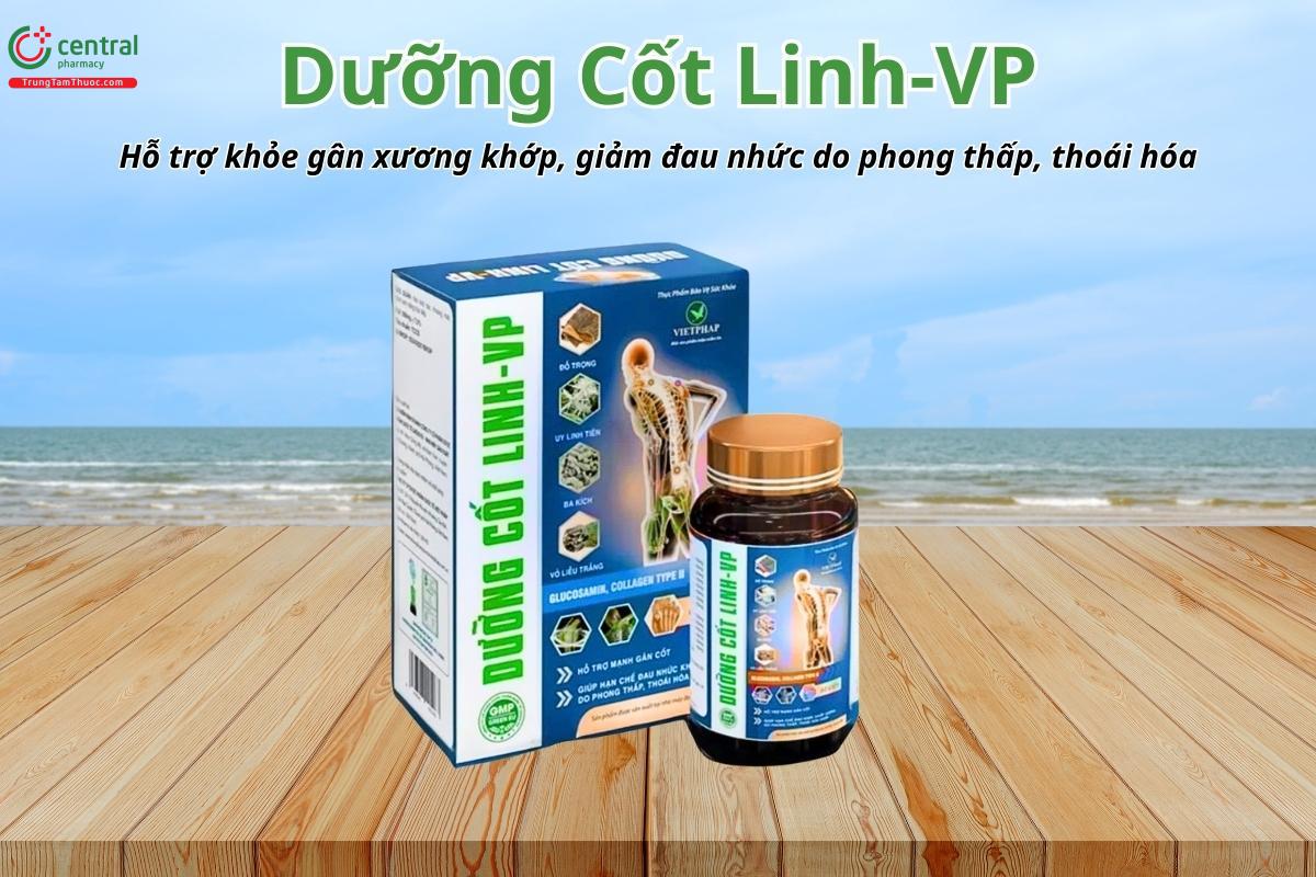 Dưỡng Cốt Linh-VP hỗ trợ khỏe gân xương khớp, giảm đau nhức do phong thấp, thoái hóa