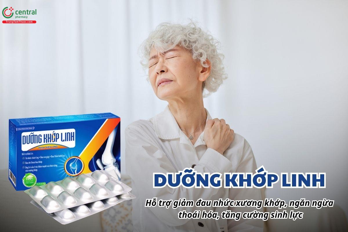 Dưỡng Khớp Linh hỗ trợ giảm đau nhức xương khớp, ngăn ngừa thoái hóa và tăng cường sinh lực
