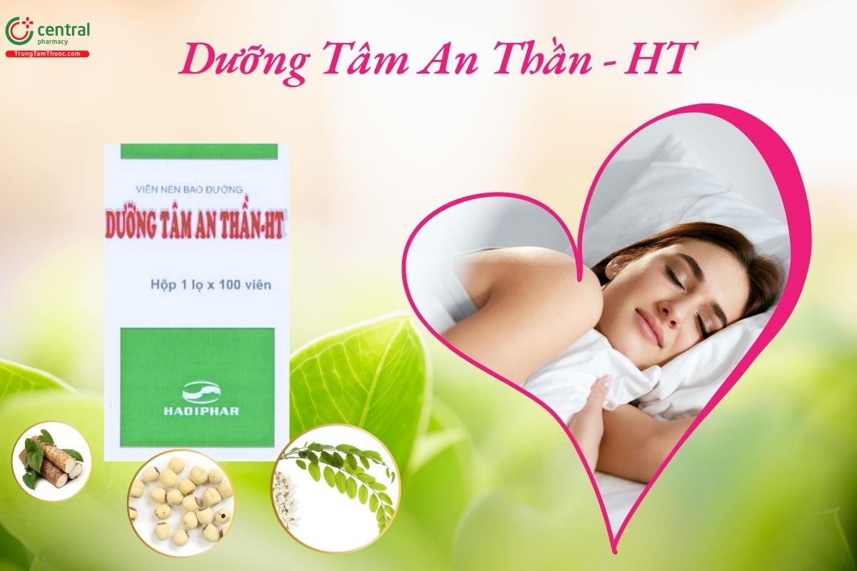 Thuốc Dưỡng tâm an thần-HT giúp điều trị mất ngủ, giảm trí nhớ, tim đập nhanh, hồi hộp, suy nhược thần kinh