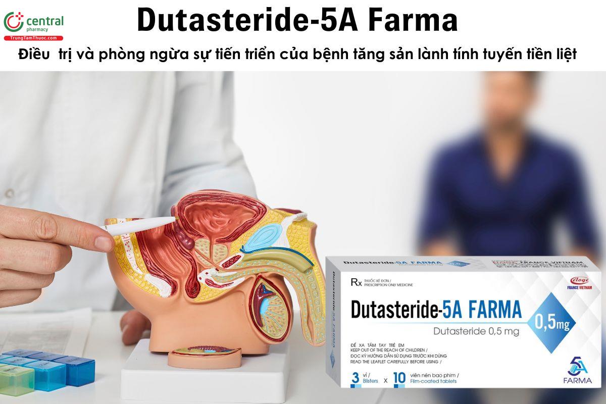 Thuốc Dutasteride-5A Farma 0.5mg - điều trị bệnh tăng sản lành tính tuyến tiền liệt