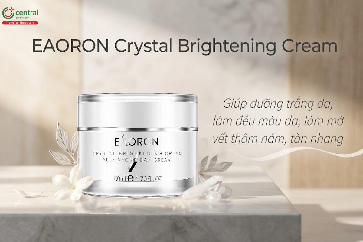 Kem EAORON Crystal Brightening Cream trắng của Úc cho làn da mịn màng