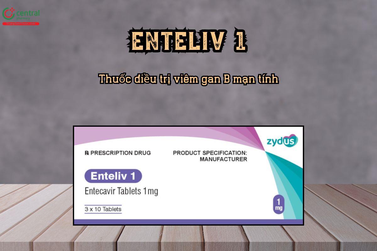 Thuốc điều trị viêm gan B mạn tính Enteliv 1