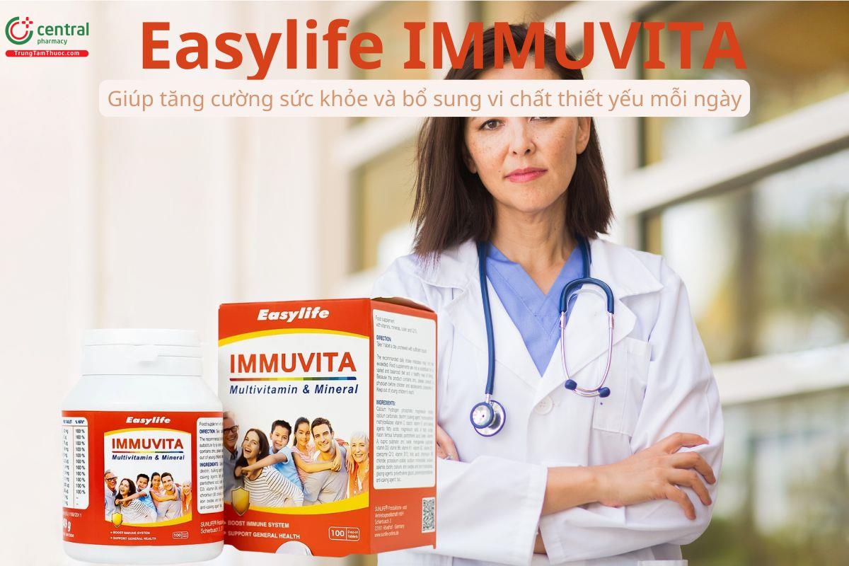 Easylife IMMUVITA giúp bổ sung vi chất thiết yếu mỗi ngày