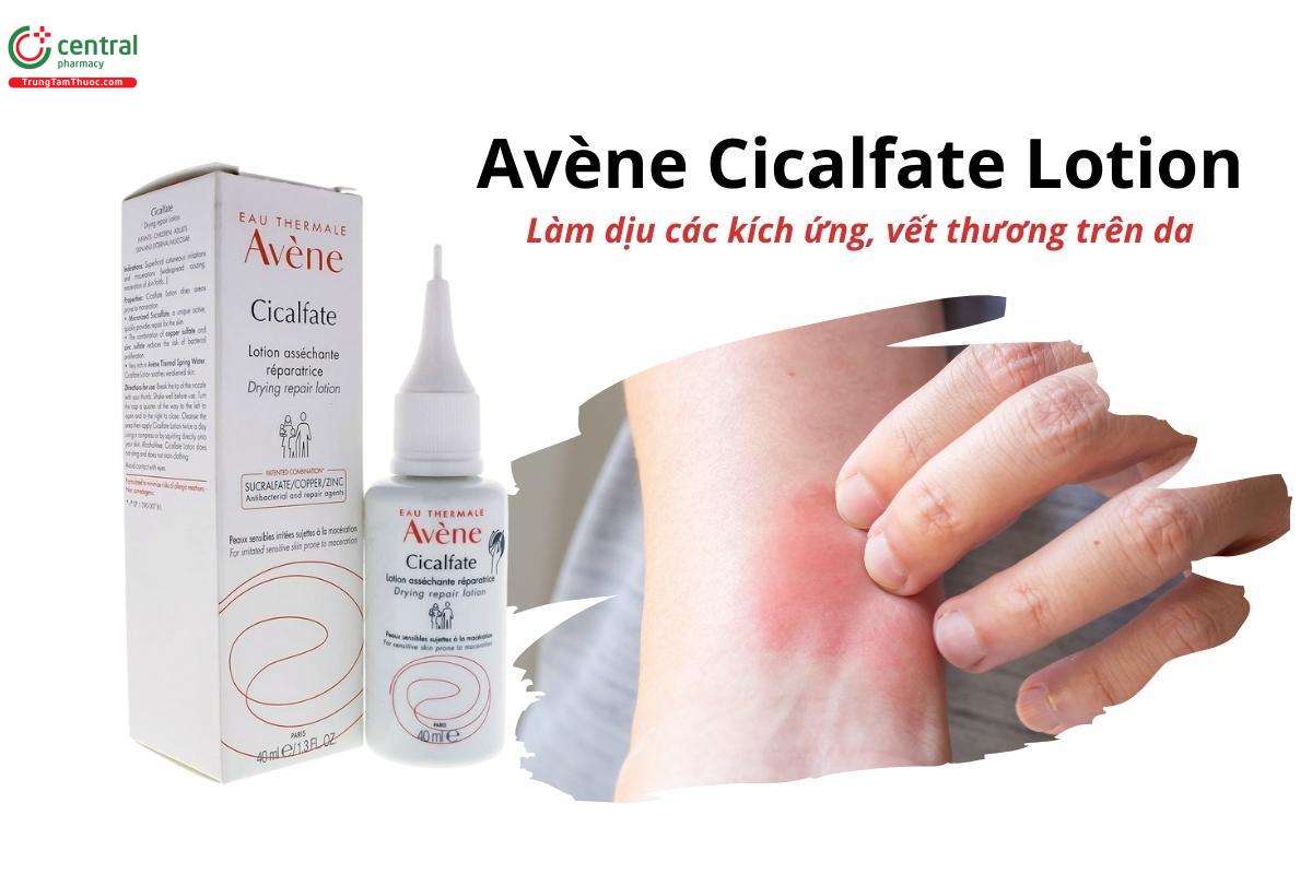 Sản phẩm Eau Thermale Avène Cicalfate Lotion có tác dụng gì?