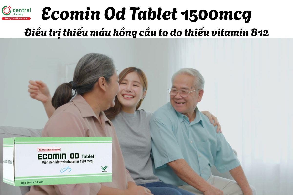 Thuốc Ecomin Od Tablet 1500mcg - Điều trị triệu chứng thần kinh ngoại biên