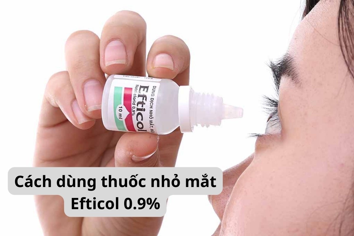 Thuốc nhỏ mắt, mũi Efticol 0.9%