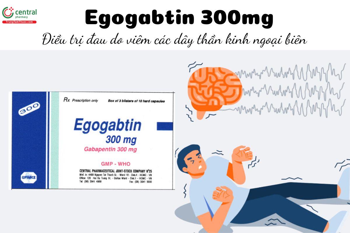 Thuốc Egogabtin 300mg - Điều trị đau do viêm các dây thần kinh ngoại biên