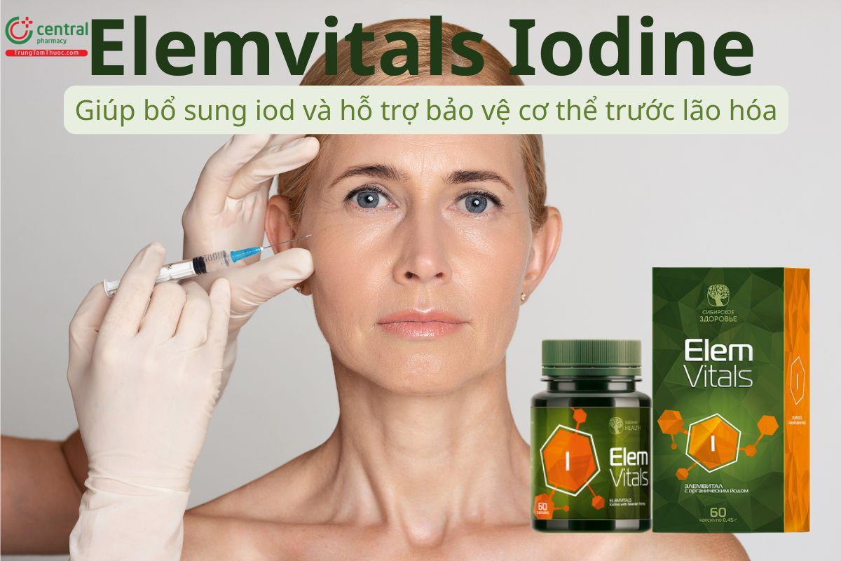 Elemvitals Iodine bổ sung iod và bảo vệ cơ thể trước lão hóa