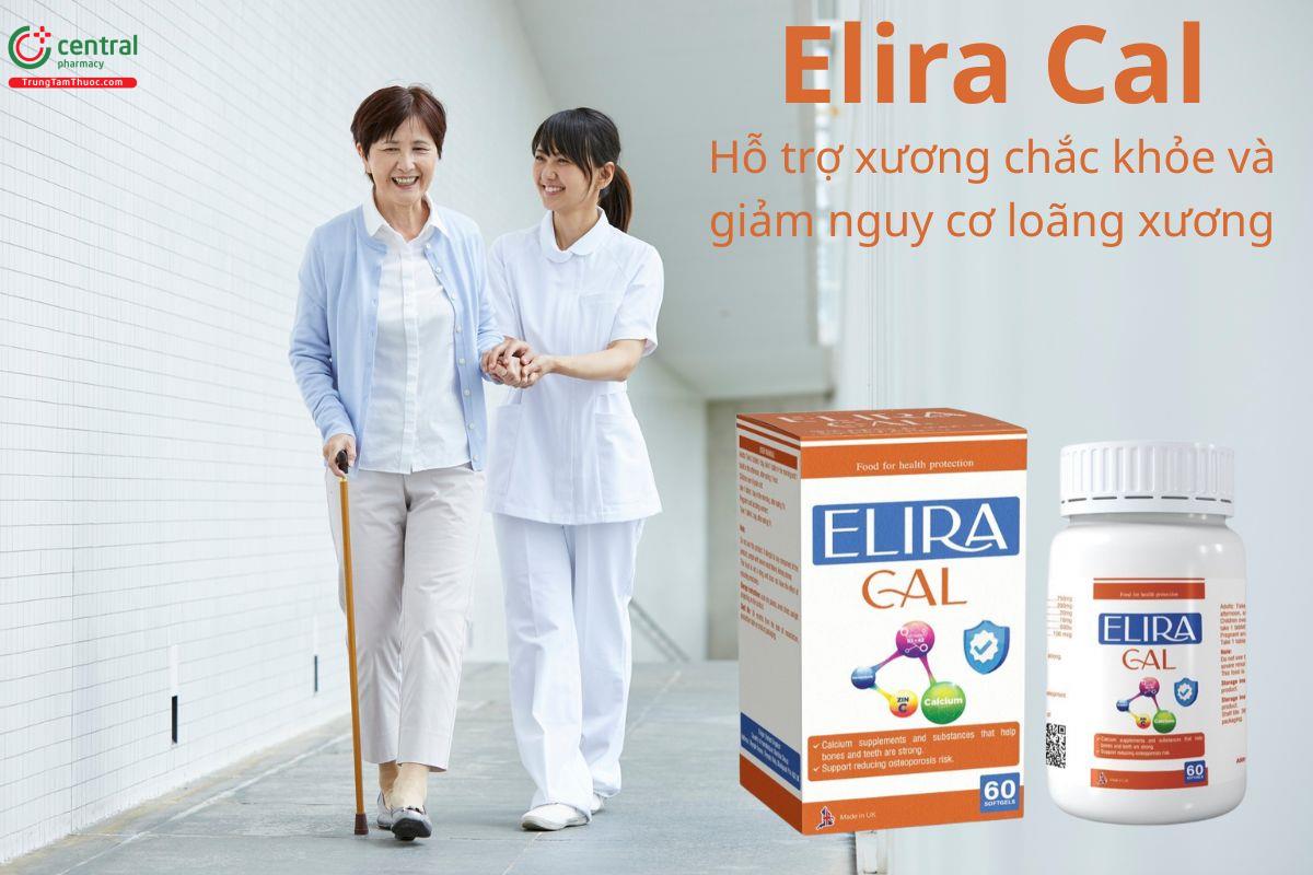 Elira Cal hỗ trợ xương chắc khỏe và giảm nguy cơ loãng xương