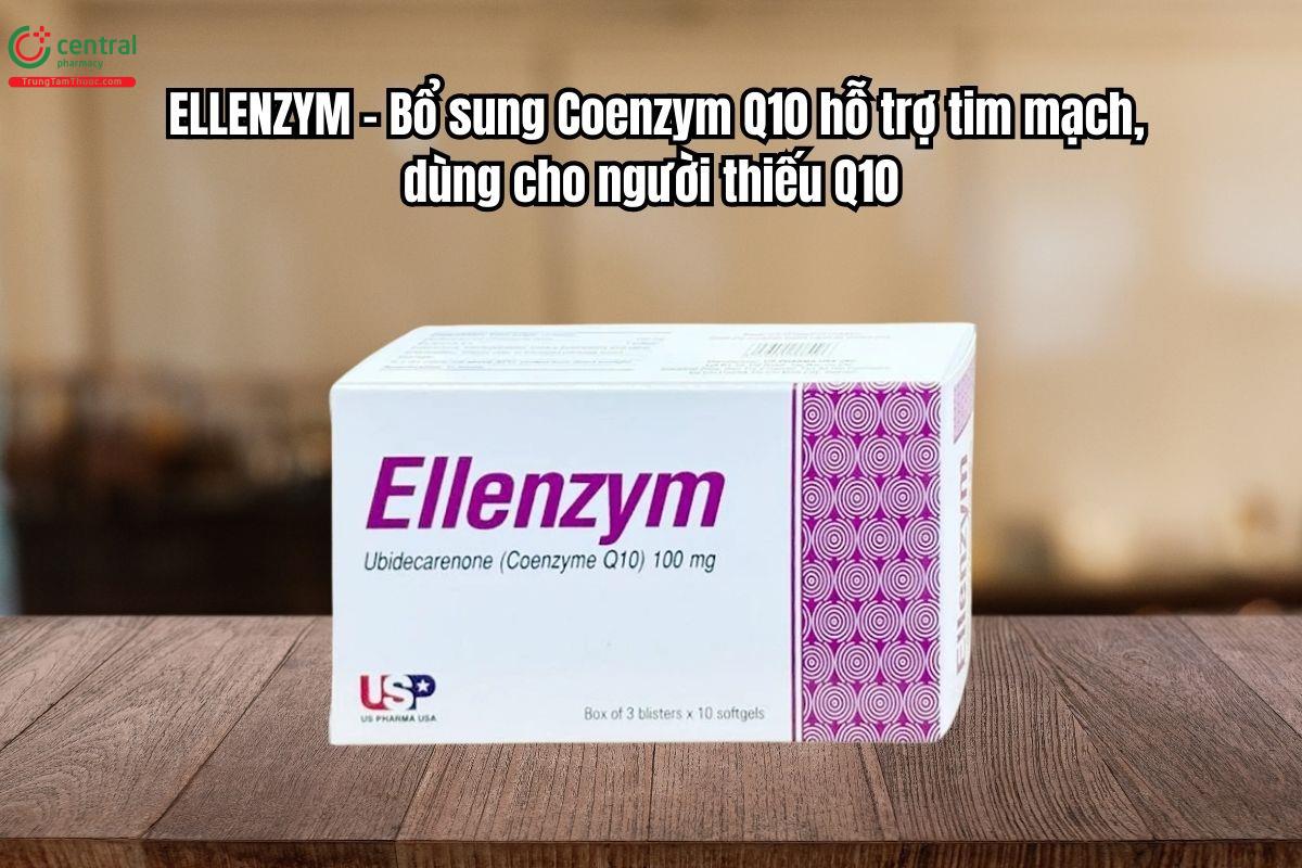 Thuốc Ellenzym 100mg  – Bổ sung Coenzym Q10 hỗ trợ tim mạch