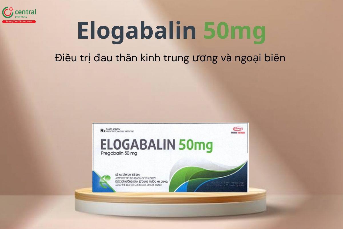 Thuốc Elogabalin 50mg - Điều trị đau thần kinh trung ương và ngoại biên 