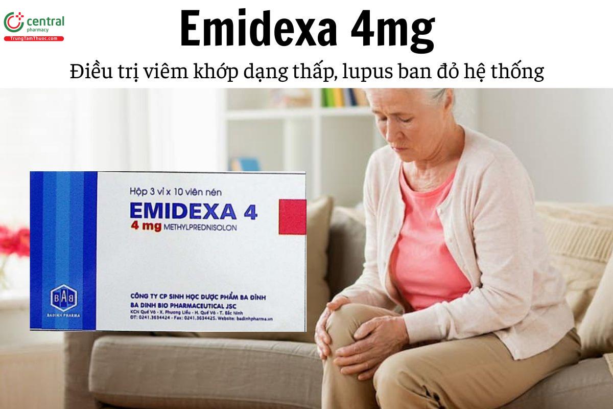 Thuốc Emidexa 4mg - Điều trị viêm khớp dạng thấp, lupus ban đỏ hệ thống