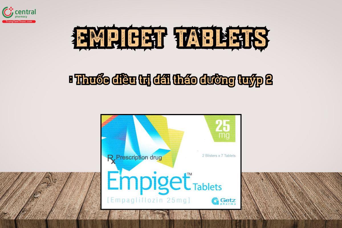 Thuốc điều trị đái tháo đường tuýp 2 Empiget Tablets