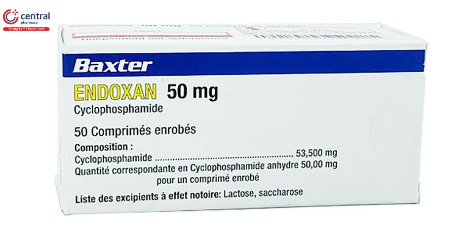 Thuốc trị ung thư Endoxan 50mg thuộc nhóm thuốc alkyl hóa