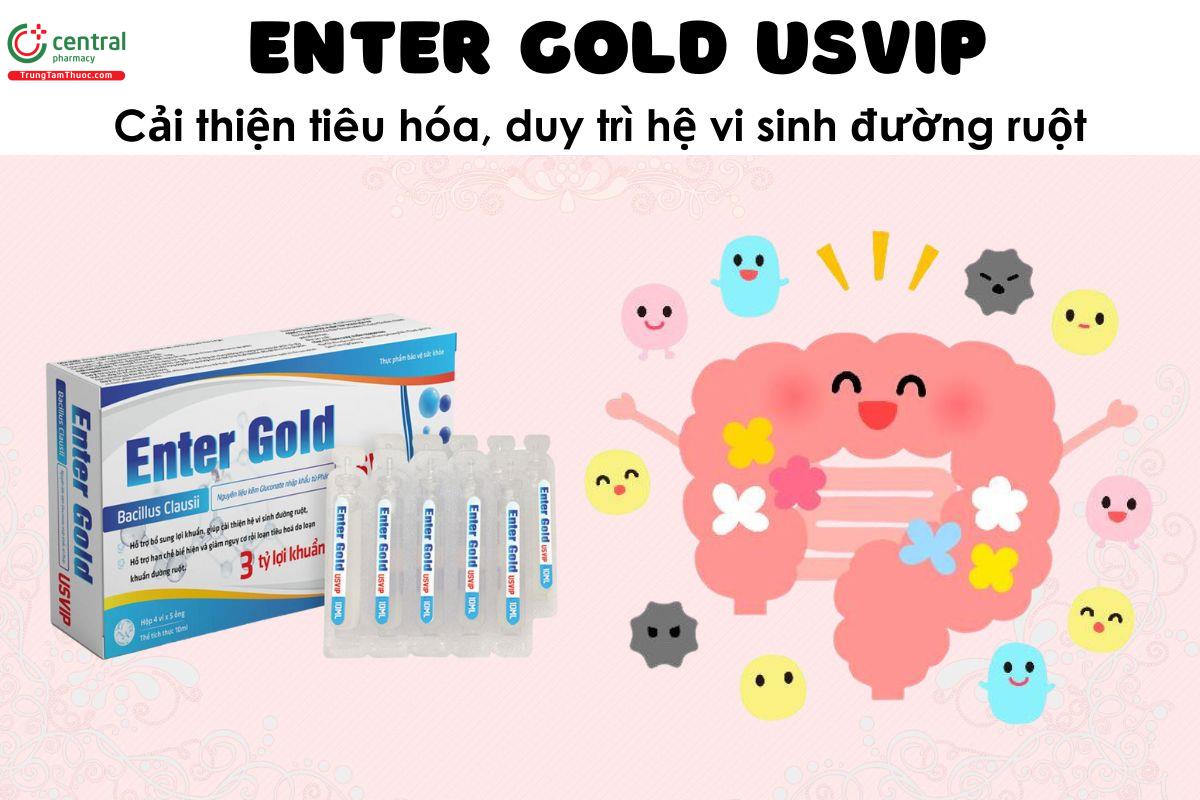 Enter Gold USVIP - Cải thiện tiêu hóa, duy trì hệ vi sinh đường ruột