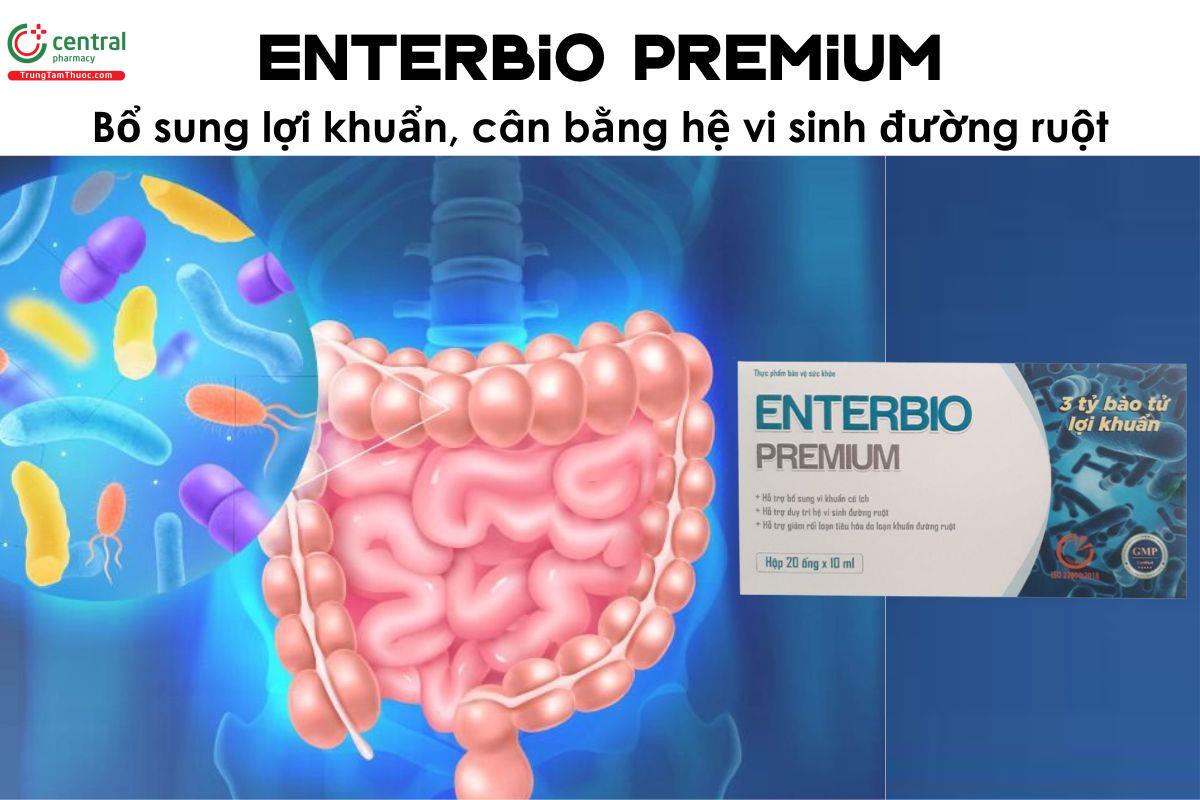 Enterbio Premium - Bổ sung lợi khuẩn, cân bằng hệ vi sinh đường ruột