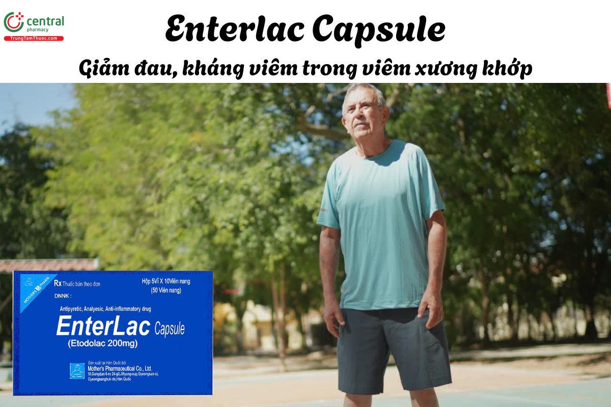 Thuốc Enterlac Capsule - Giúp giảm đau và kháng viêm trong viêm xương