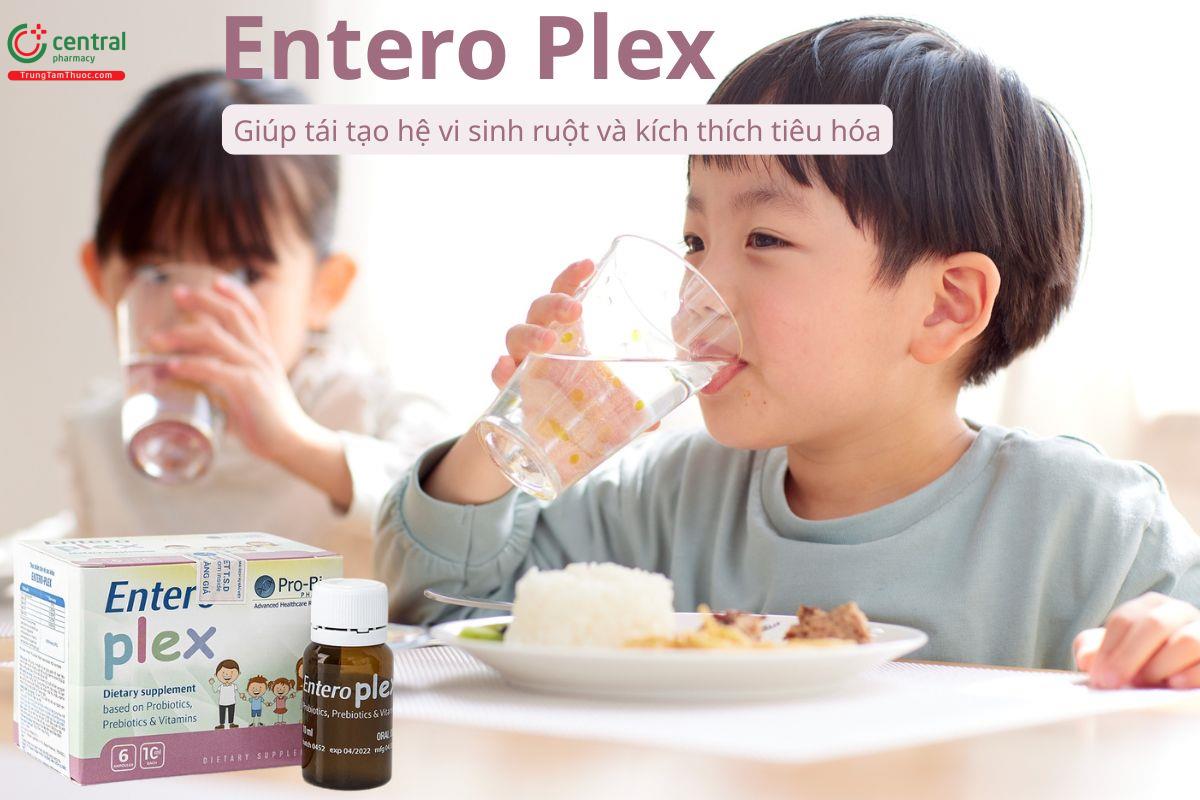 Entero Plex giúp tái tạo hệ vi sinh ruột và kích thích tiêu hóa