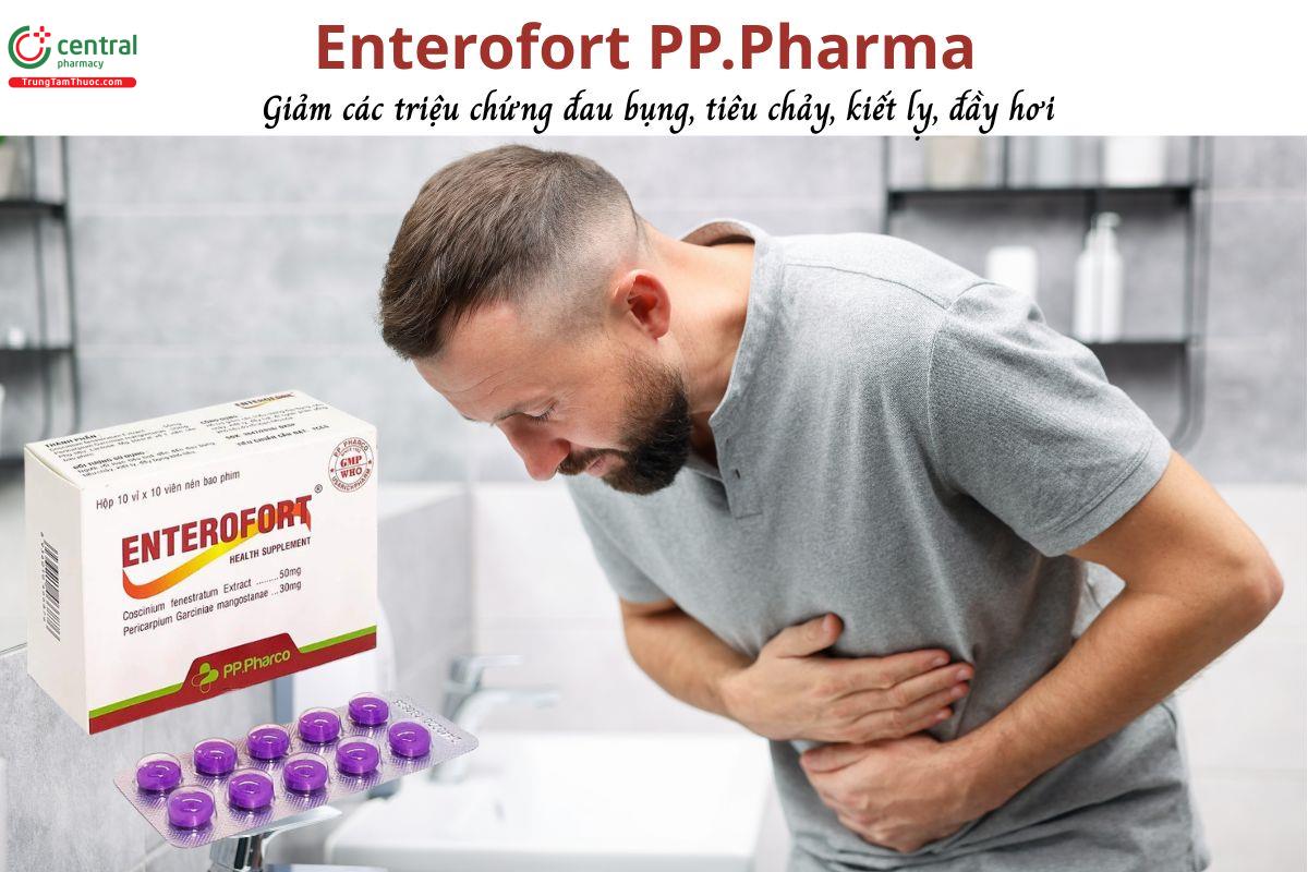 Enterofort PP.Pharma - Giảm triệu chứng đau bụng, tiêu chảy, đầy hơi