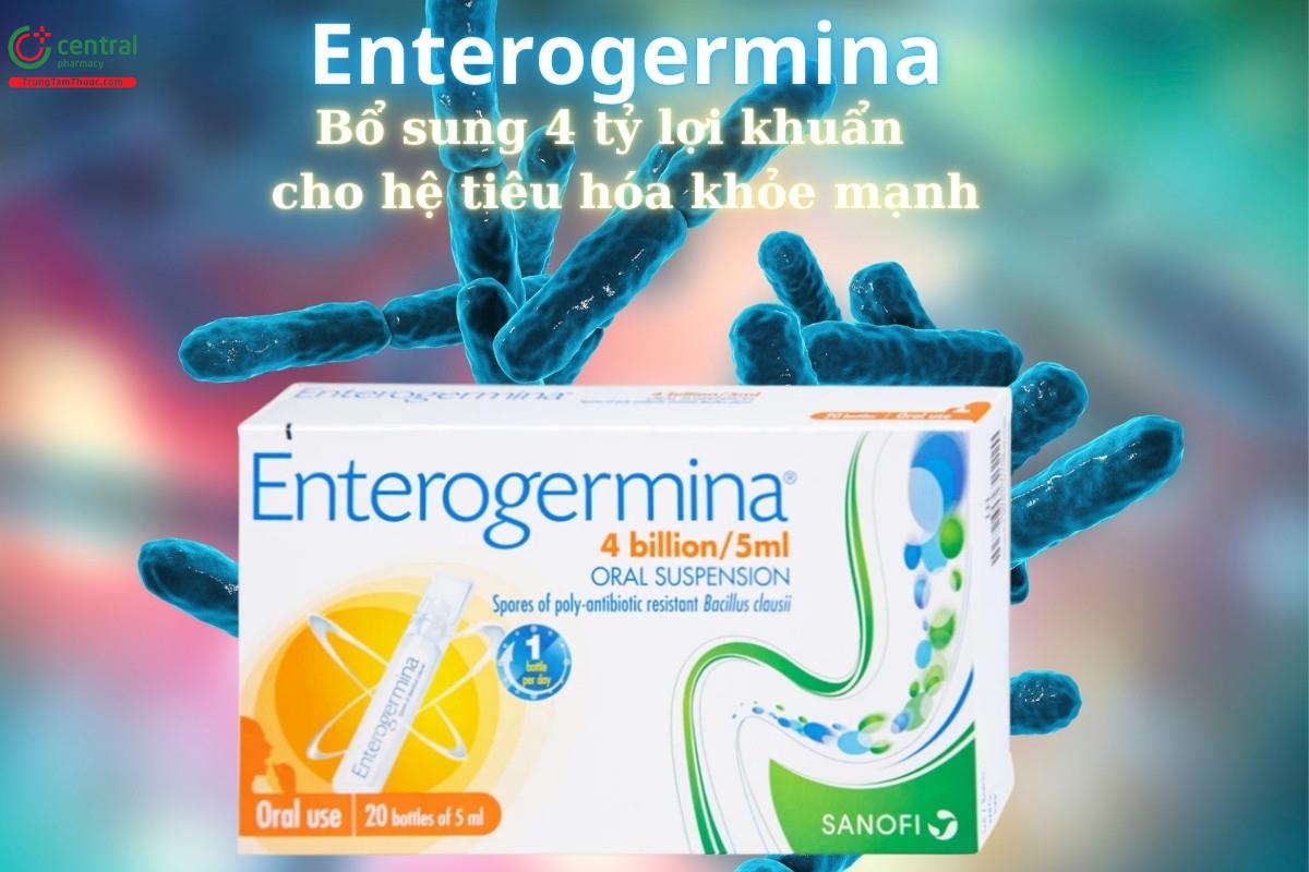 Men vi sinh Enterogermina 4 tỷ/5ml