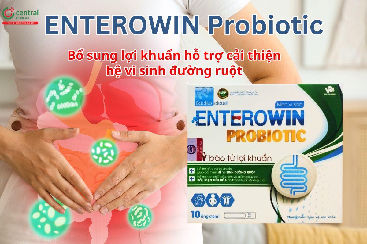 Enterowin Probiotic bổ sung lợi khuẩn, hỗ trợ tăng cường sức khỏe đường ruột