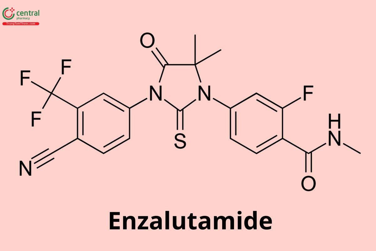Công thức cấu tạo của Enzalutamide