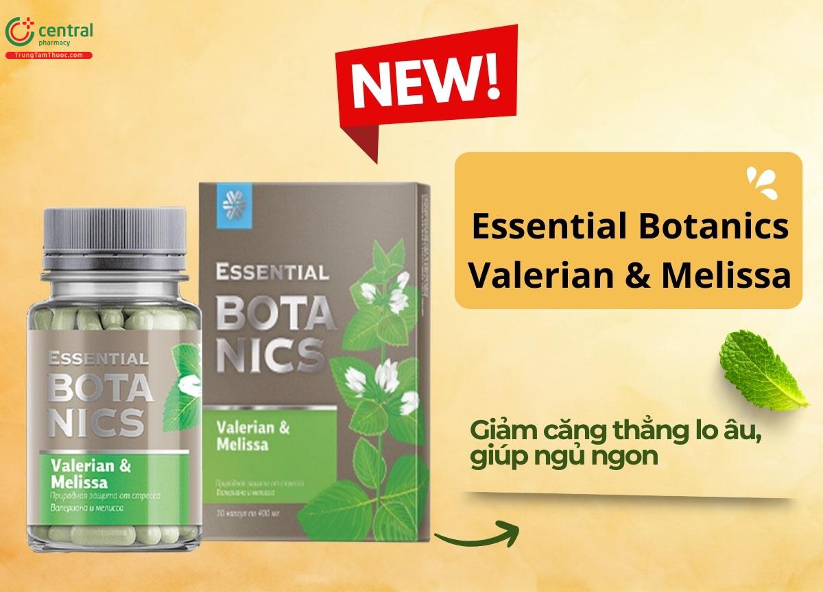 Essential Botanics Valerian & Melissa giảm căng thẳng, lo âu