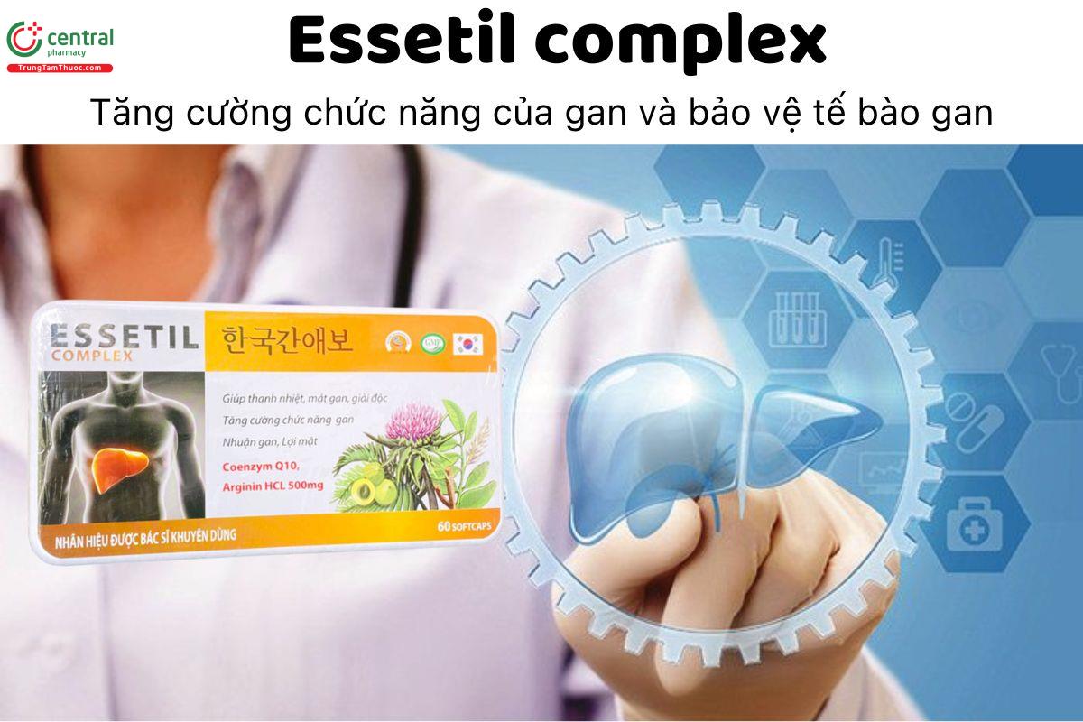 Essetil complex - Tăng cường chức năng của gan và bảo vệ tế bào gan