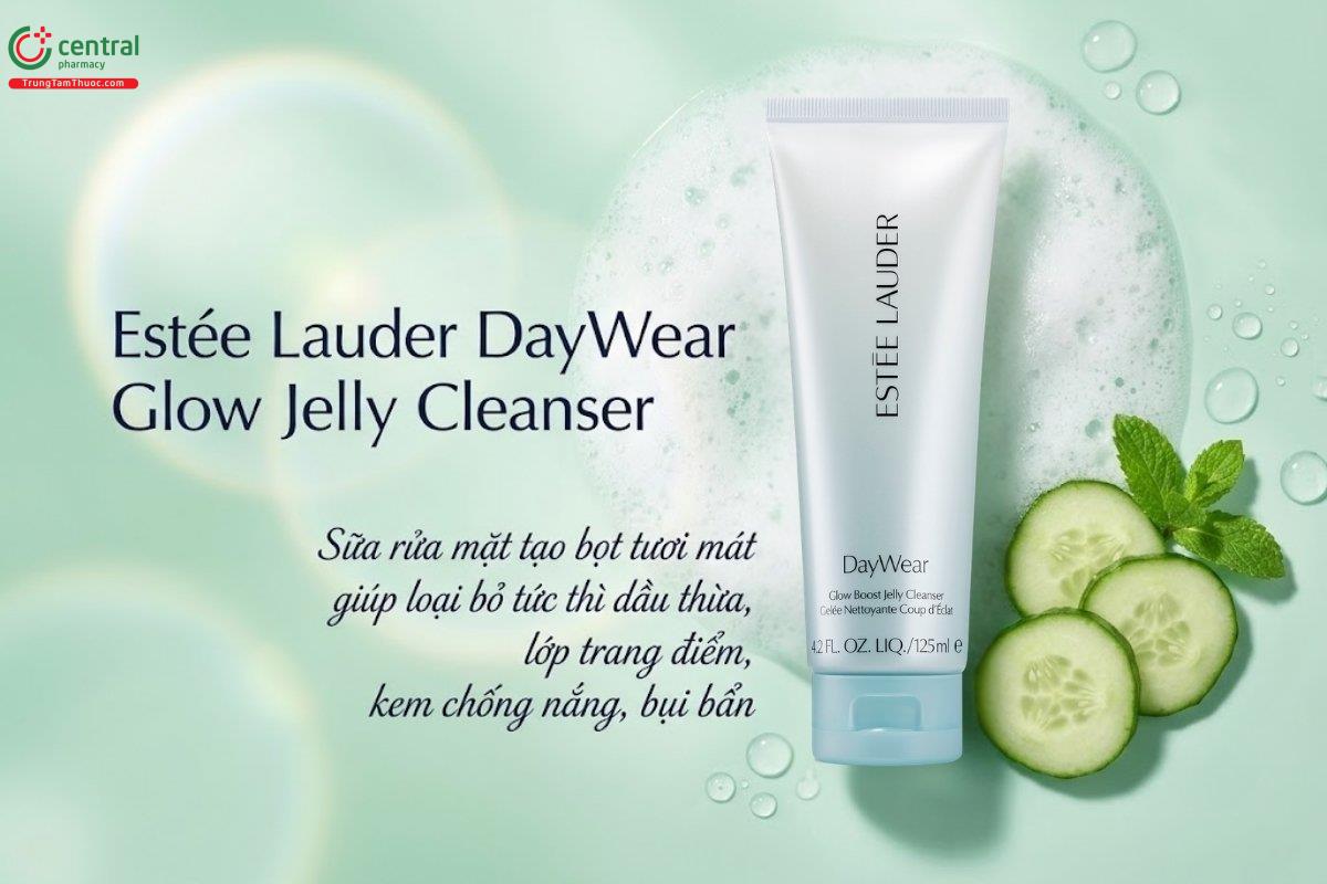 Sữa rửa mặt Estée Lauder DayWear Glow Boost Jelly cho da sạch thoáng