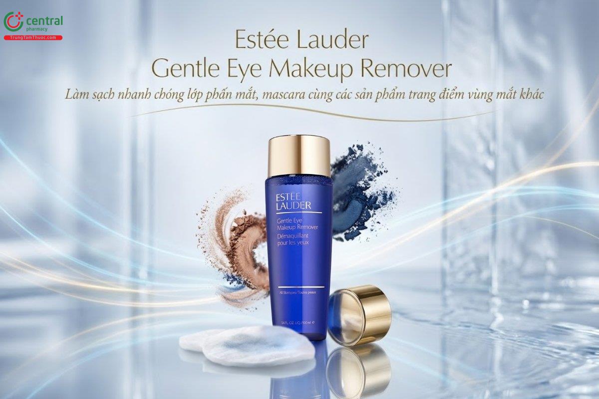 Nước tẩy trang mắt Estée Lauder Gentle Eye Makeup Remover làm sạch hiệu quả