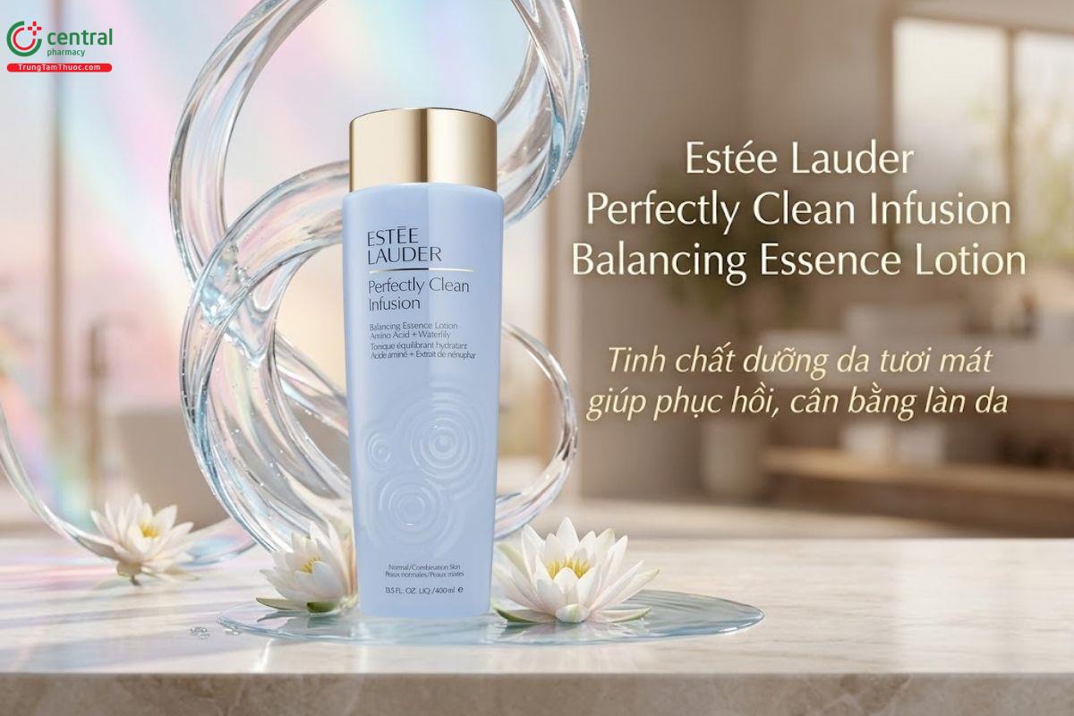 Estée Lauder Perfectly Clean Infusion Balancing Essence Lotion cân bằng da