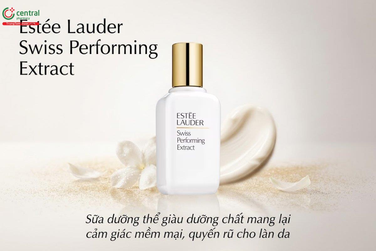 Estée Lauder Swiss Performing Extract nuôi dưỡng làn da, cho da mềm mại