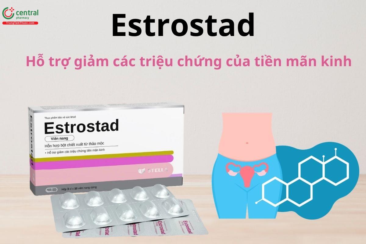 Estrostad hỗ trợ giảm các triệu chứng tiền mãn kinh