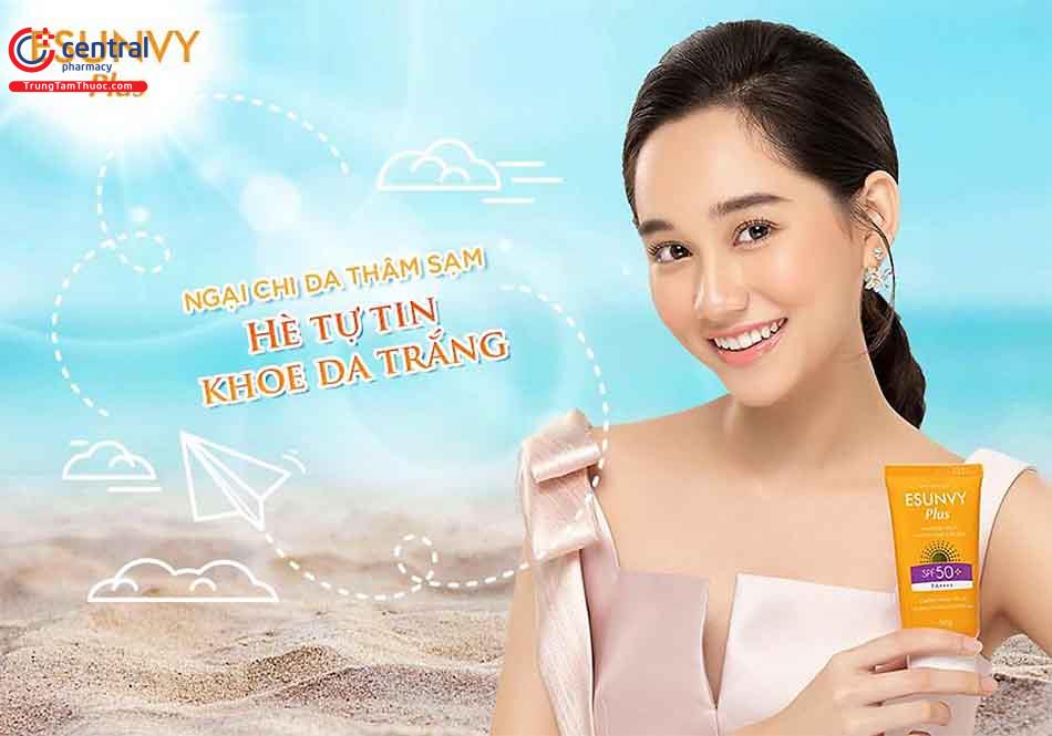 REVIEW kem chống nắng Esunvy Plus