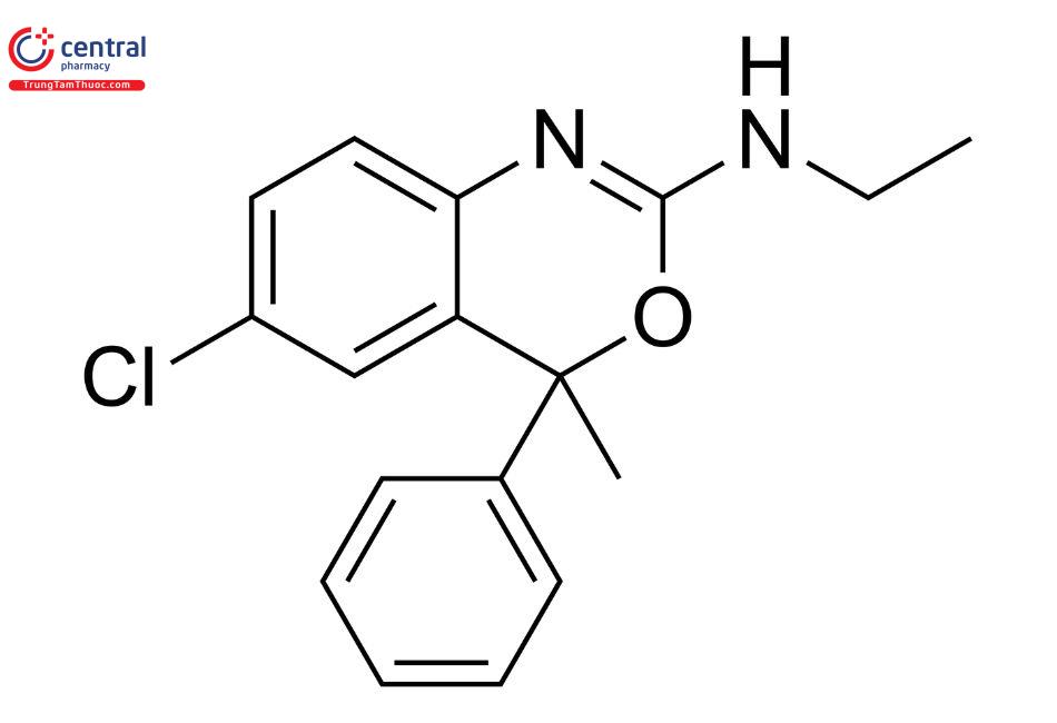 Công thức cấu tạo của Etifoxine