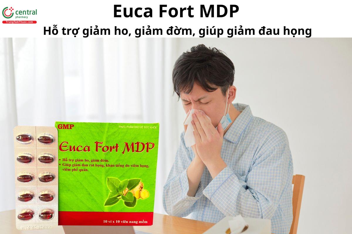 Euca Fort MDP - Giúp giảm các triệu chứng ho, hắt hơi, sổ mũi